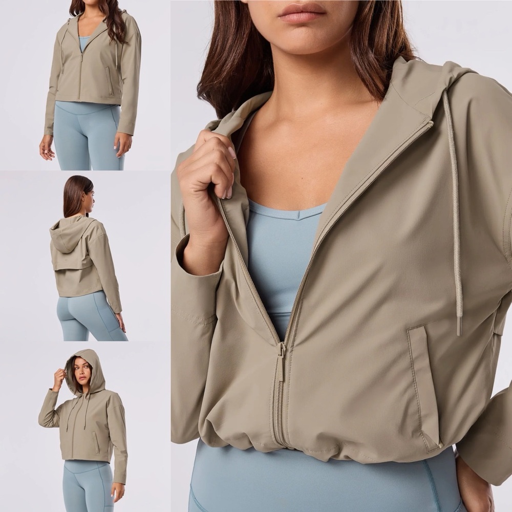 Tavi Active Meet The Dawn Jacket Windbreaker Anorak  Shitake XS New with tags